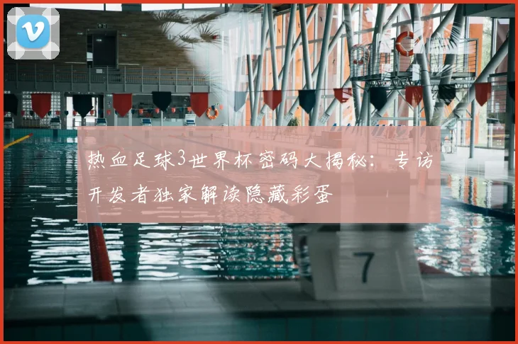 热血足球3世界杯密码大揭秘：专访开发者独家解读隐藏彩蛋