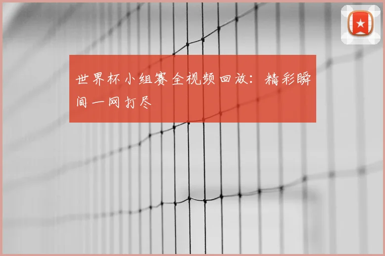 世界杯小组赛全视频回放：精彩瞬间一网打尽